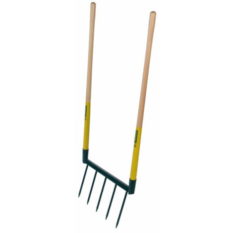 Biogrif Grelinette 4 dents assemblée manche bois