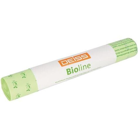 Bioline - Sacs poubelle bio adaptés aux conteneurs de 240 l, 5 pièces