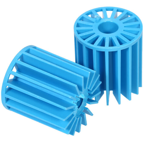 Biologische Filterbälle für Aquarienfilter – 100 Stück aus blauem PVC, 15 x 16 mm