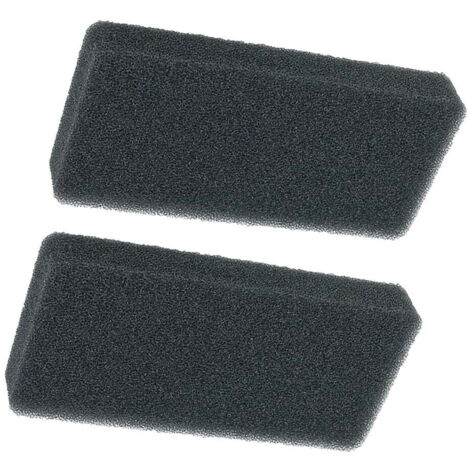 Biologisches Aquarium-Filterset mit 2 individuell zuschneidbaren offenen Zellmousses, 280 x 137 x 20 mm, schwarze Filterschäume für effiziente Dekantation