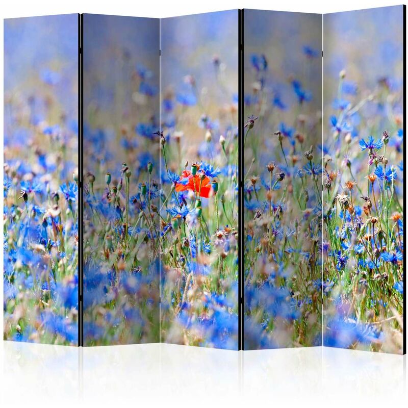 

Biombo - A sky-colored meadow - cornflowers II [Room Dividers] Medidas 225X172