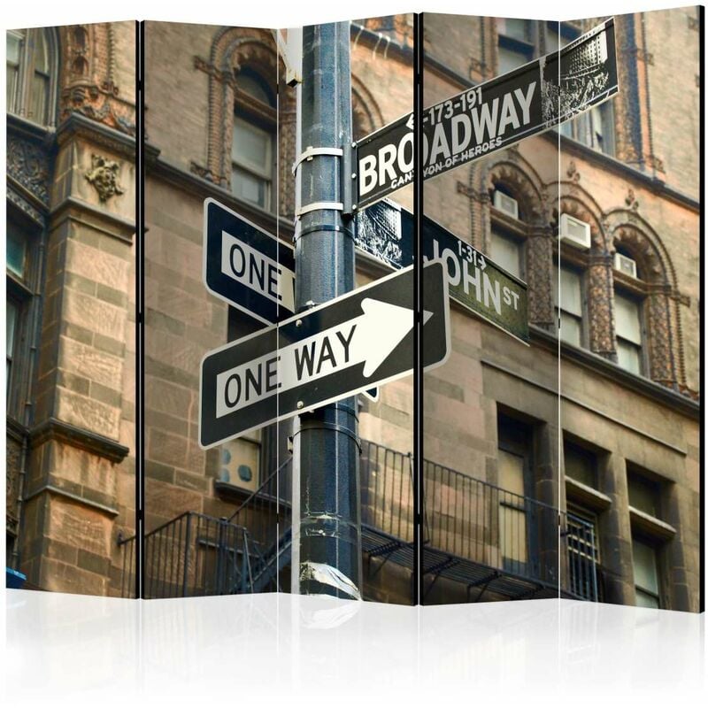 

Biombo - All roads lead to Broadway II [Room Dividers] Medidas 225X172