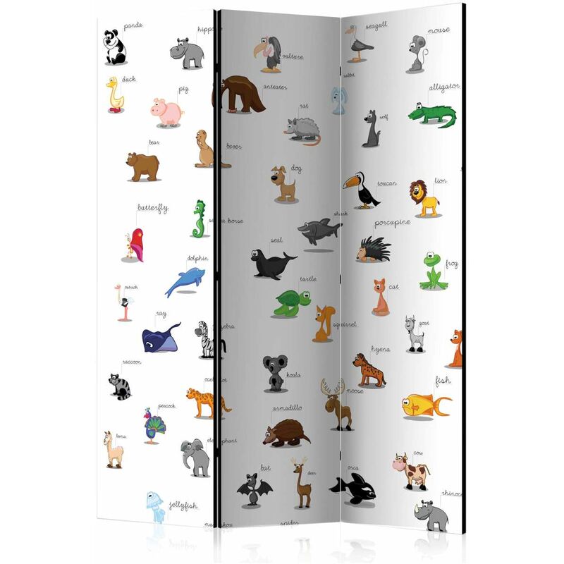 

Biombo - animals (for children) [Room Dividers] Medidas 135X172