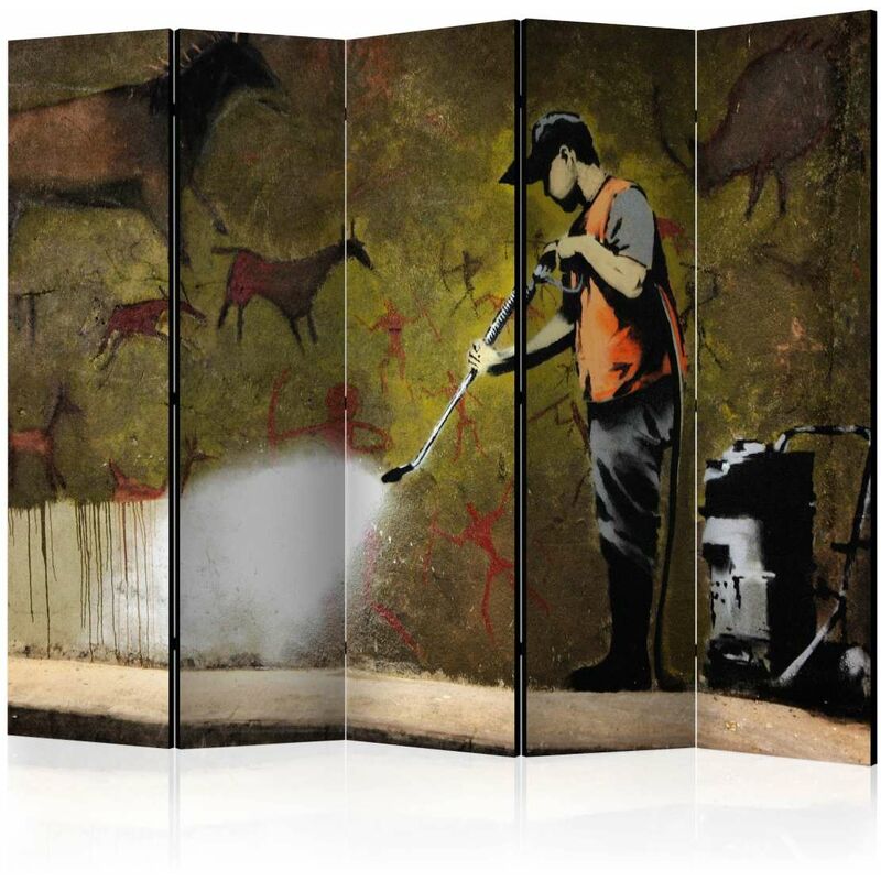 

Biombo - Banksy - Cave Painting II [Room Dividers] Medidas 225X172