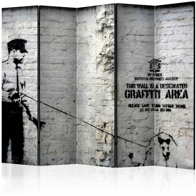 

Biombo - Banksy - Graffiti Area II [Room Dividers] Medidas 225X172