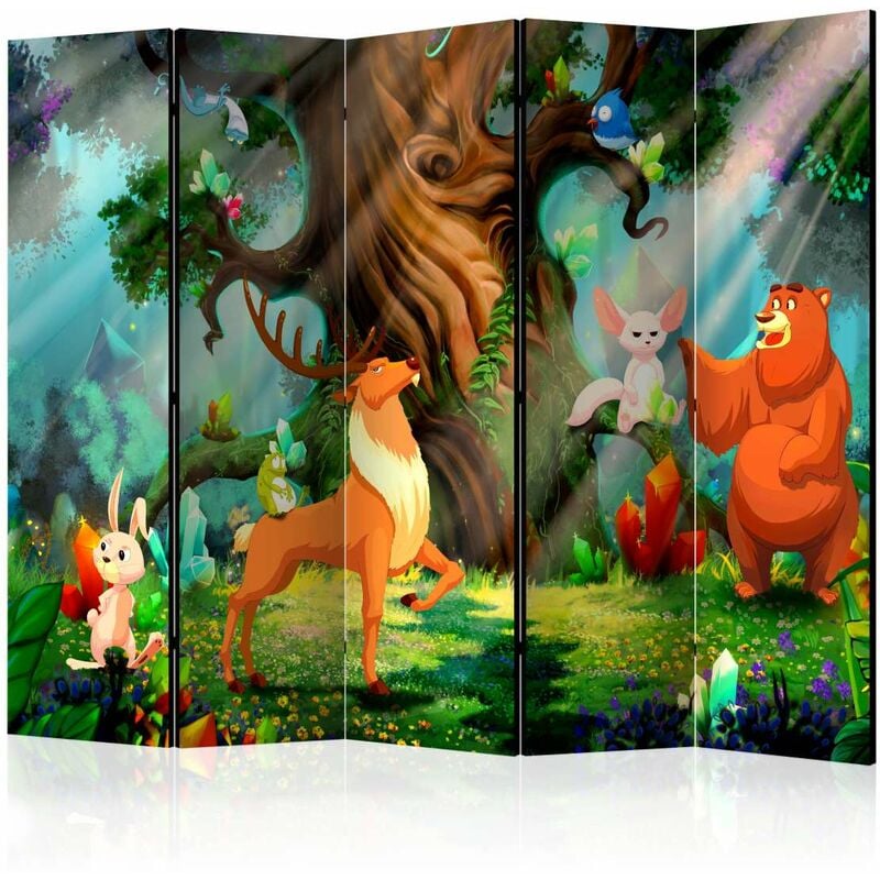 

Biombo - Bear and Friends II [Room Dividers] Medidas 225X172