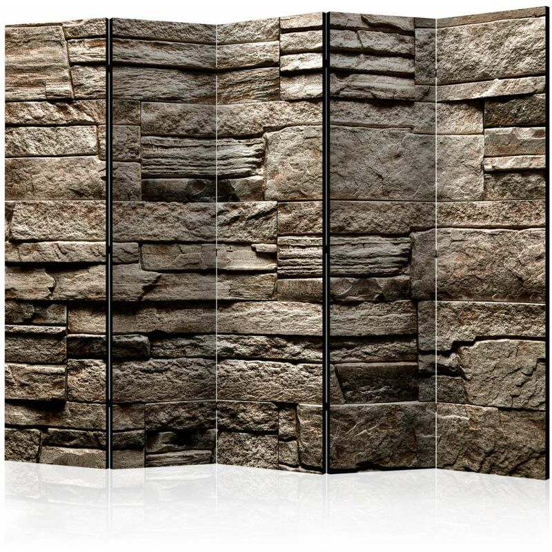 

Biombo - Beautiful Brown Stone II [Room Dividers] Medidas 225X172