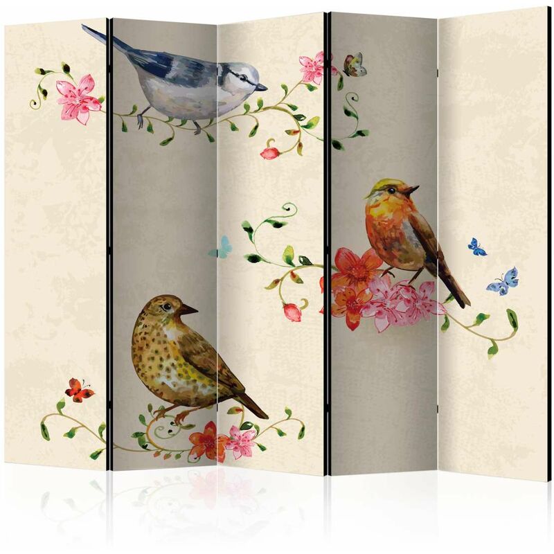 

Biombo - Bird Song II [Room Dividers] Medidas 225X172