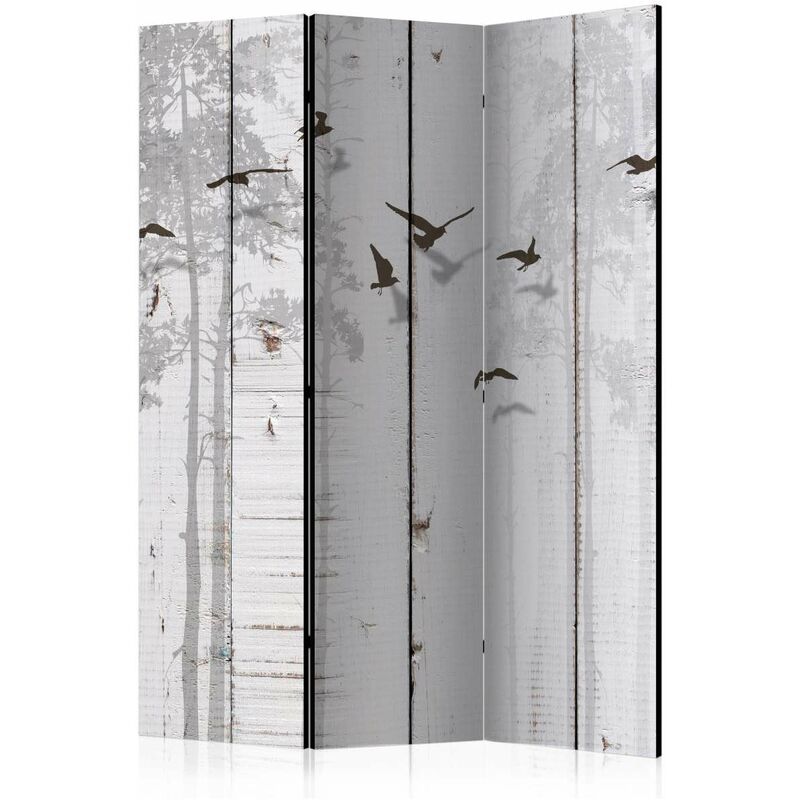

Biombo - Birds on Boards [Room Dividers] Medidas 135X172