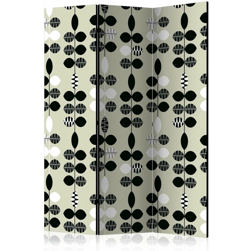 

Biombo - Black and White Dots [Room Dividers] Medidas 135X172
