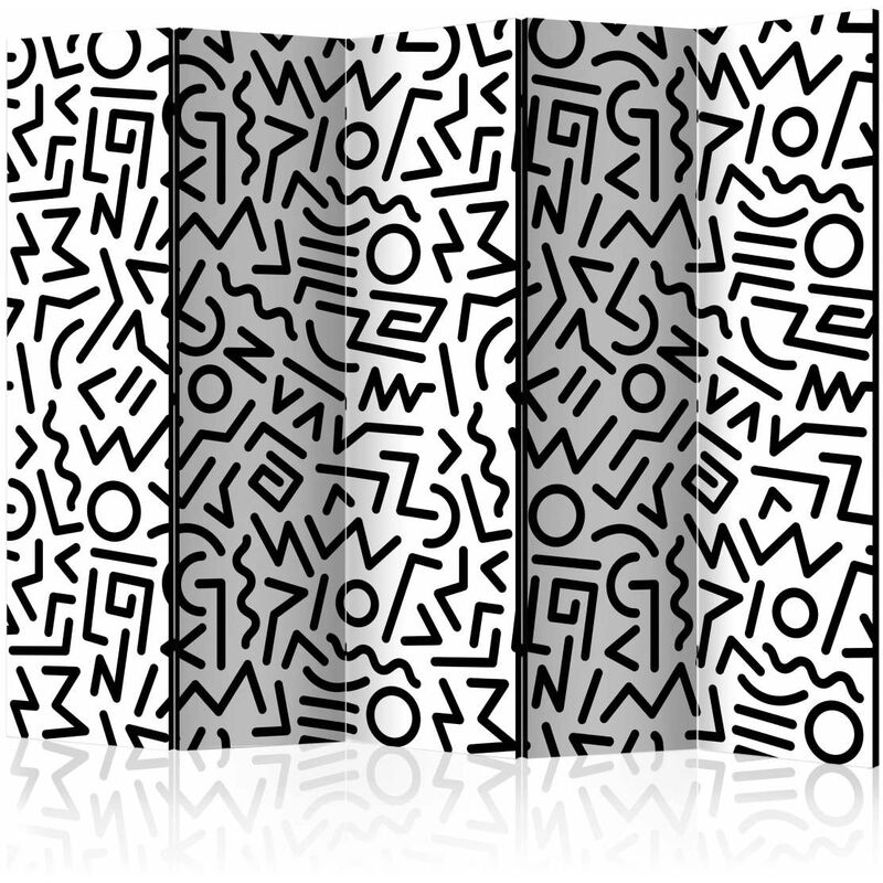 

Biombo - Black and White Maze II [Room Dividers] Medidas 225X172