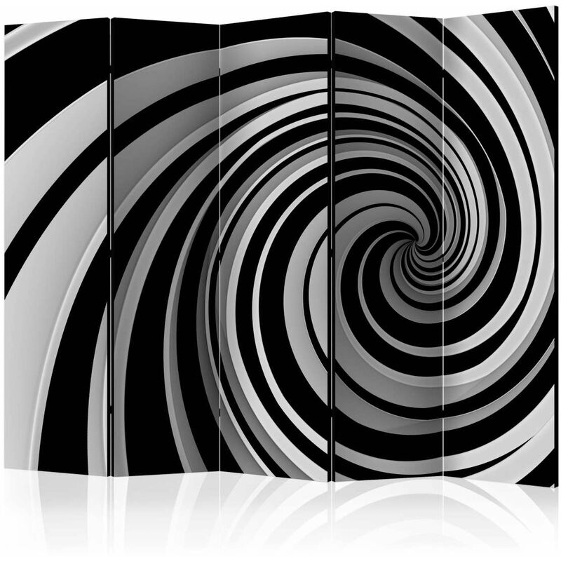 

Biombo - Black and white swirl II [Room Dividers] Medidas 225X172