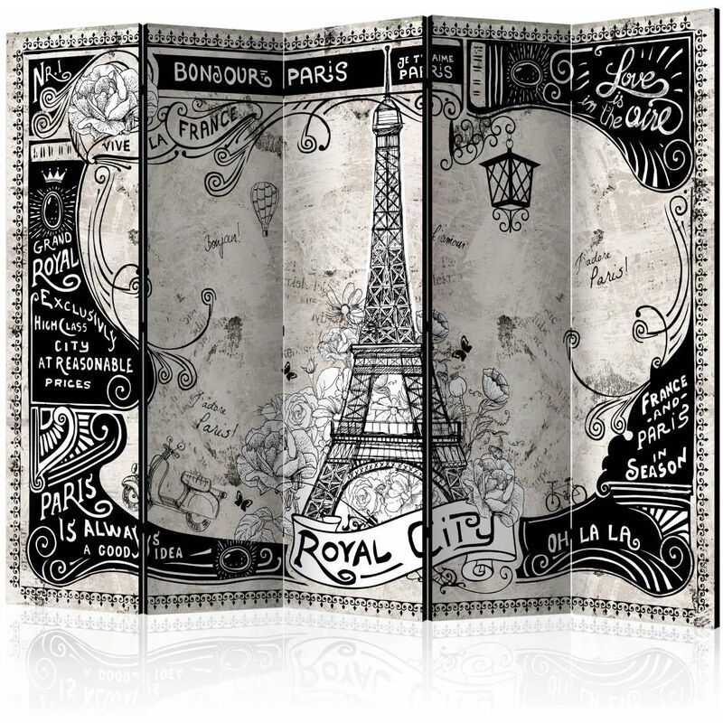 

Biombo - Bonjour Paris II [Room Dividers] Medidas 225X172