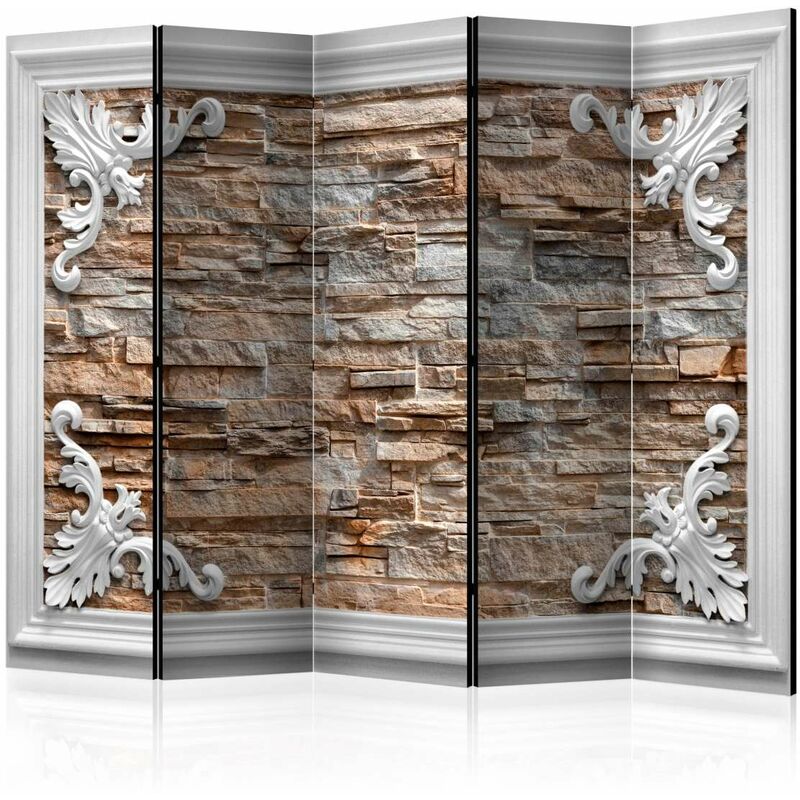 

Biombo - Brick in the Frame (Brown) II [Room Dividers] Medidas 225X172