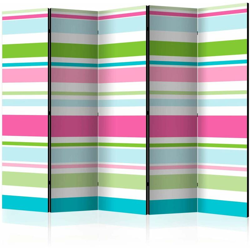 

Biombo - Bright stripes II [Room Dividers] Medidas 225X172
