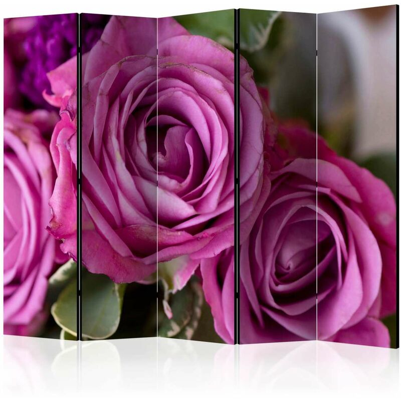 

Biombo - Bunch of lila flowers II [Room Dividers] Medidas 225X172