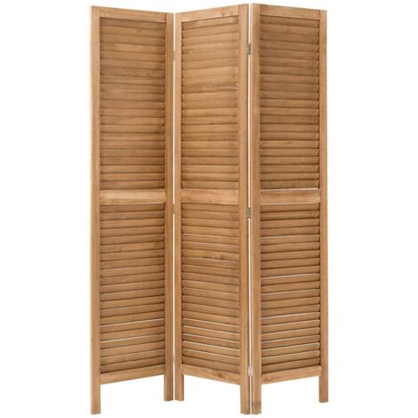 Biombo Camila marrón 120x2cm - Atmosphera créateur d'intérieur