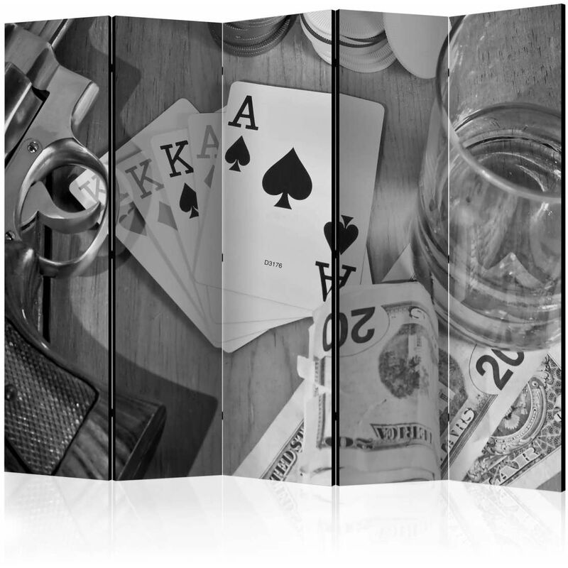 

Biombo - Cards: black and white II [Room Dividers] Medidas 225X172