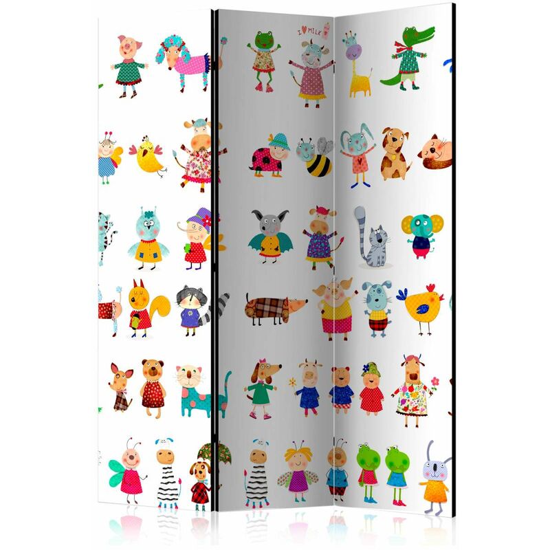 

Biombo - Cartoon Pets [Room Dividers] Medidas 135X172