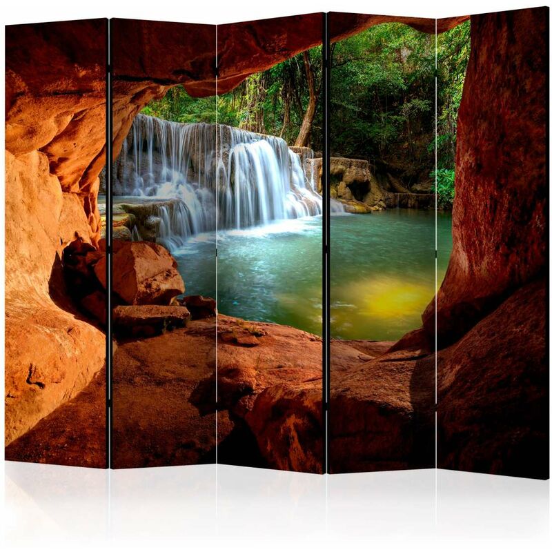 

Biombo - Cave: Forest Waterfall II [Room Dividers] Medidas 225X172