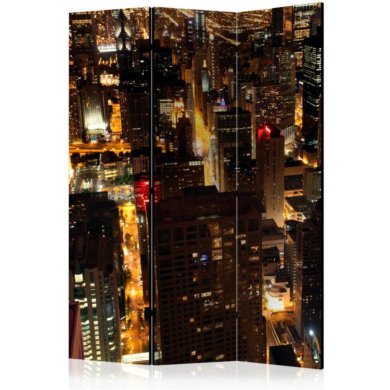 

Biombo - City by night - Chicago, USA [Room Dividers] Medidas 135X172