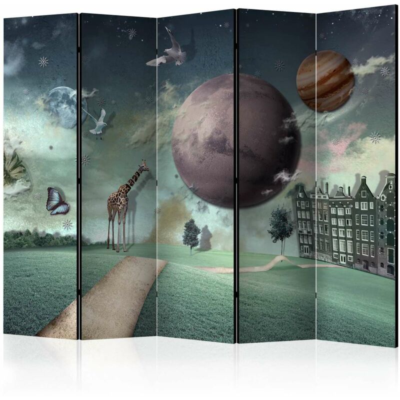 

Biombo - City of the future II [Room Dividers] Medidas 225X172