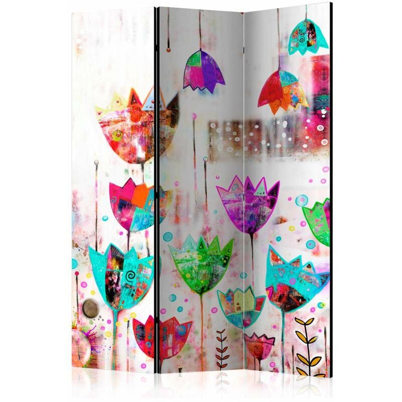 

Biombo - Colorful tulips [Room Dividers] Medidas 135X172