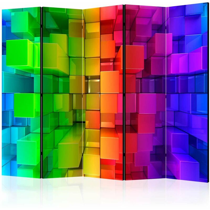 

Biombo - Colour jigsaw II [Room Dividers] Medidas 225X172