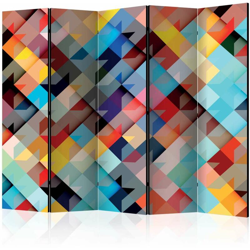 

Biombo - Colour Patchwork II [Room Dividers] Medidas 225X172