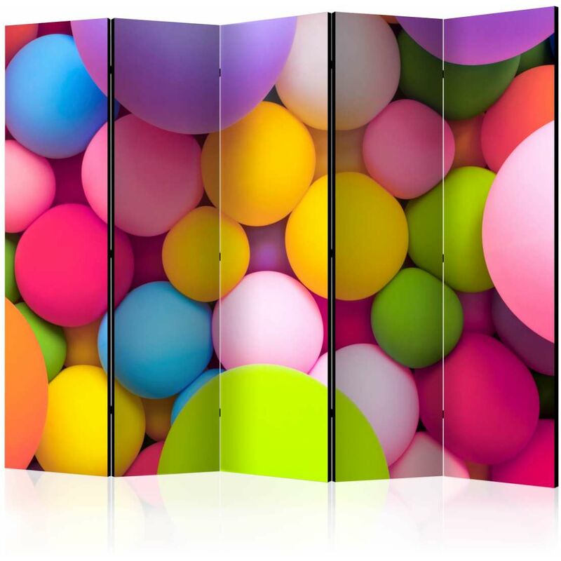 

Biombo - Colourful Balls II [Room Dividers] Medidas 225X172