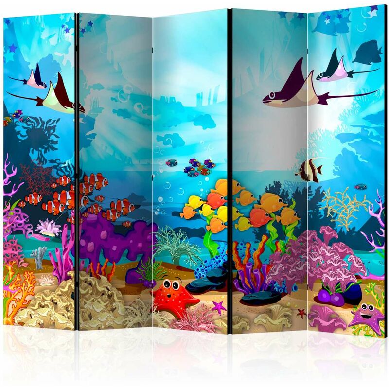

Biombo - Colourful Fish II [Room Dividers] Medidas 225X172