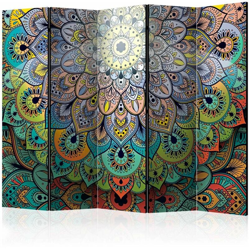

Biombo - Colourful Stained Glass II [Room Dividers] Medidas 225X172