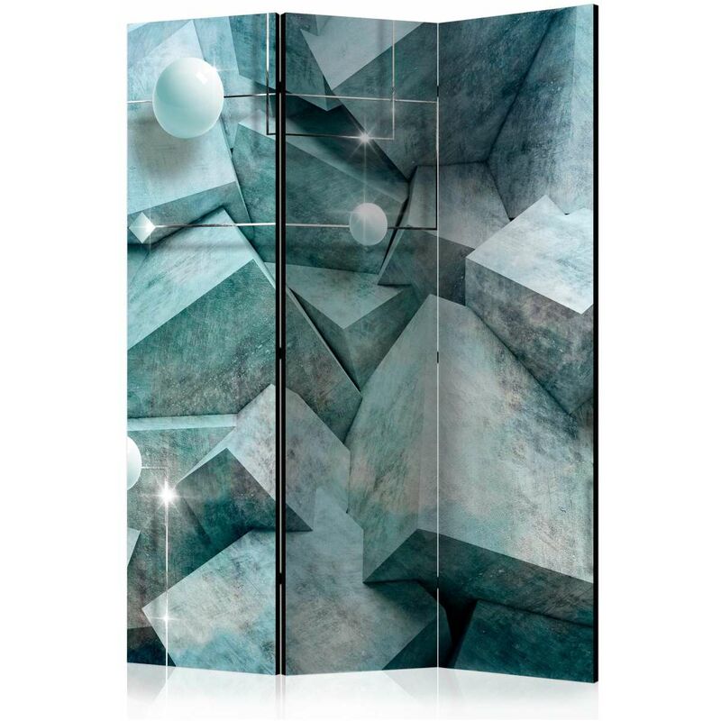 

Biombo - Concrete Cubes (Green) [Room Dividers] Medidas 135X172