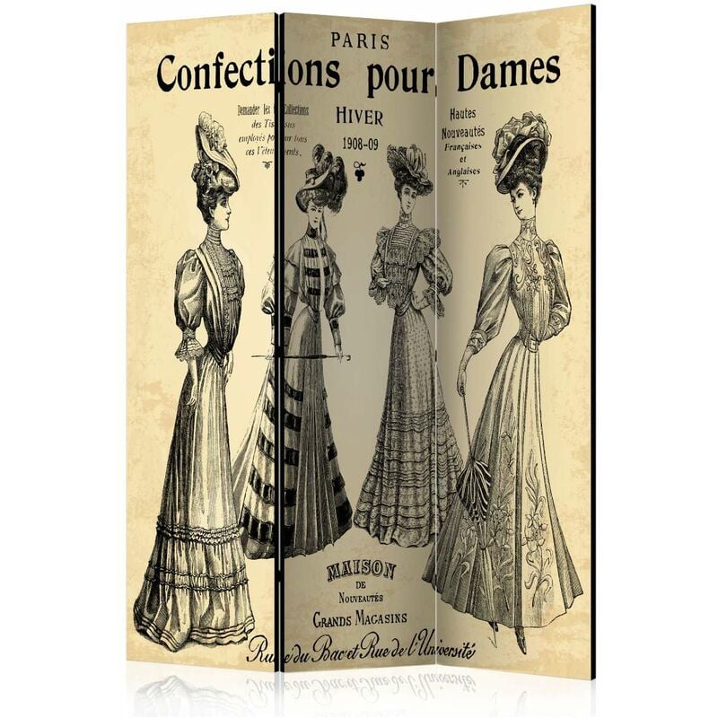 

Biombo - Confections pour Dames [Room Dividers] Medidas 135X172