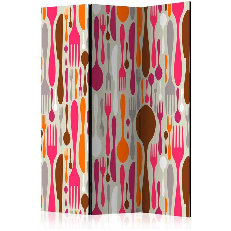 

Biombo - Cutlery - pink and violet [Room Dividers] Medidas 135X172