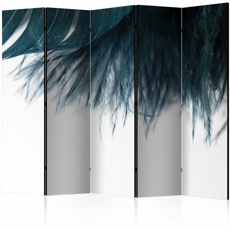 

Biombo - Dark Blue Feather II [Room Dividers] Medidas 225X172