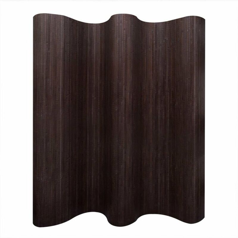 

Biombo divisor bambu marron oscuro 250x165 cm