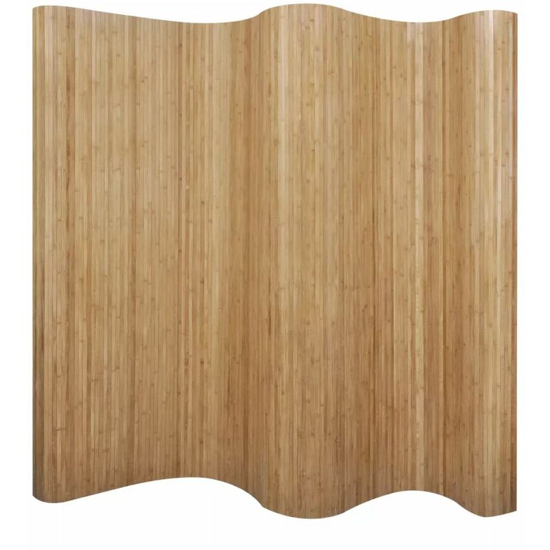 

Biombo divisor bambu natural 250x165 cm