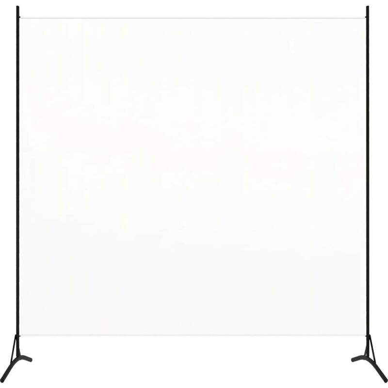 

vidaXL Biombo divisor de 1 panel blanco crema175x180 cm - Blanco