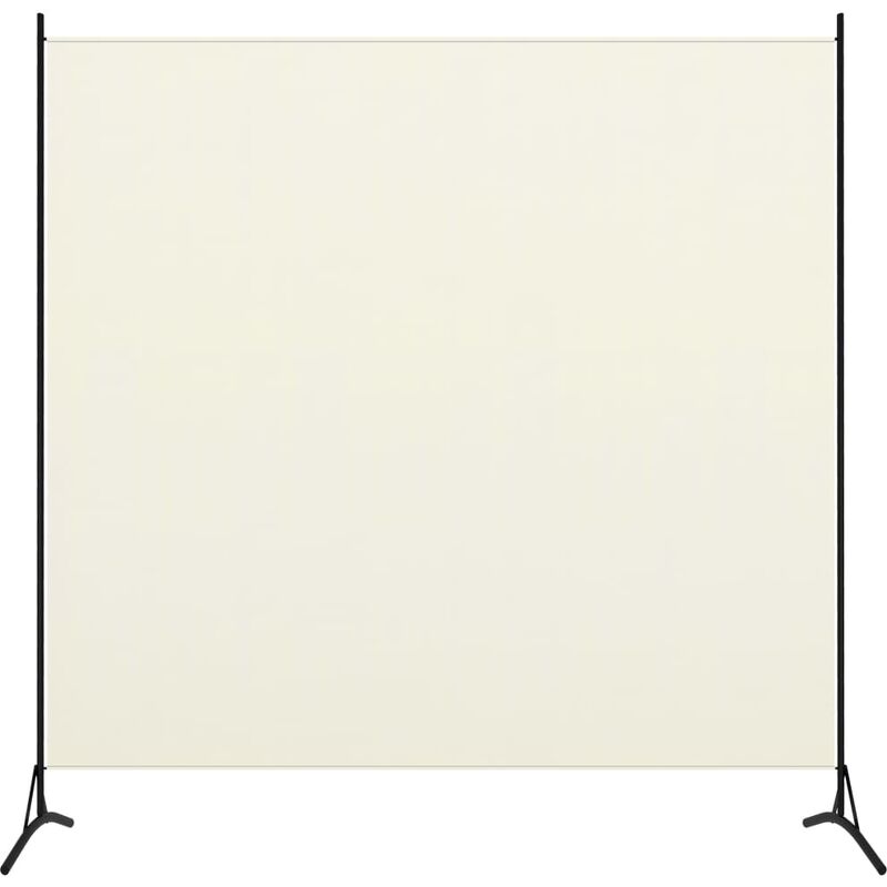 

Biombo divisor de 1 panel blanco crema175x180 cm - Crema