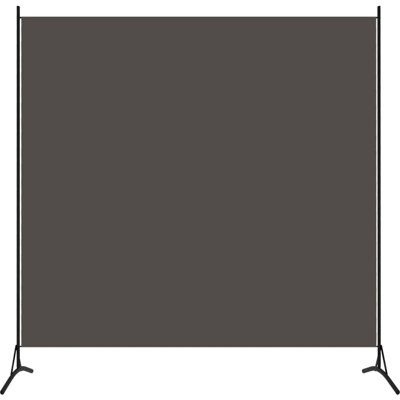 

Biombo divisor de 1 panel gris antracita 175x180 cm