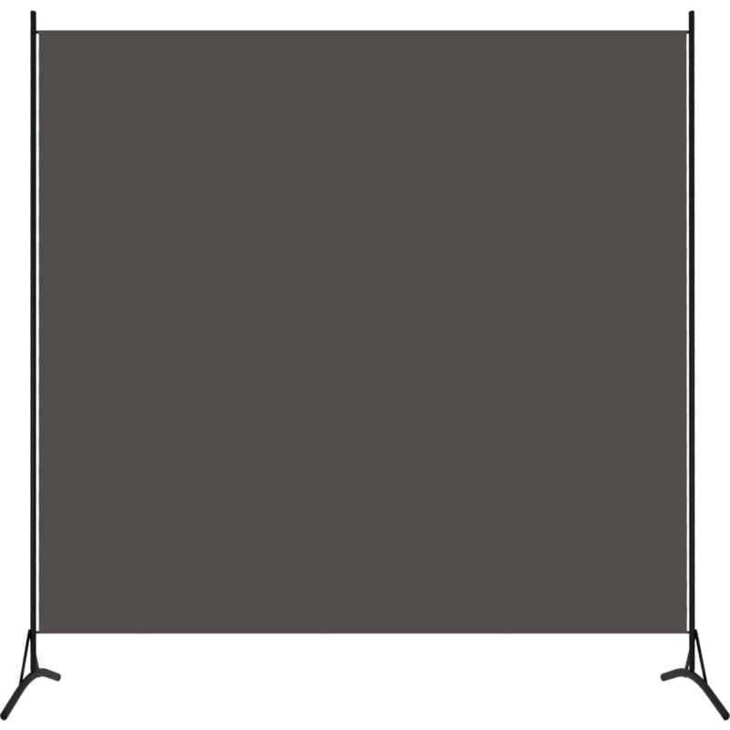 

vidaXL Biombo divisor de 1 panel gris antracita 175x180 cm - Antracita