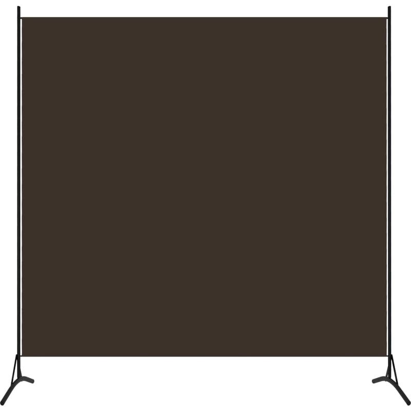 

Biombo divisor de 1 panel marrón 175x180 cm - Marrón