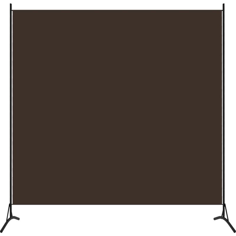 

Biombo divisor de 1 panel marrón 175x180 cm