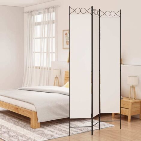 Biombo divisor de 3 paneles de tela  120x220 cm