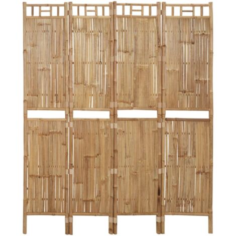 Biombo divisor de 4 paneles 160x180 cm vidaXL
