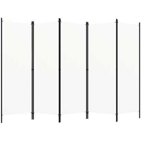 Biombo divisor de 5 paneles  250x180 cm
