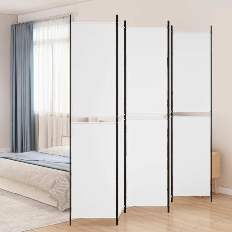 Biombo divisor de 5 paneles de tela  250x220 cm