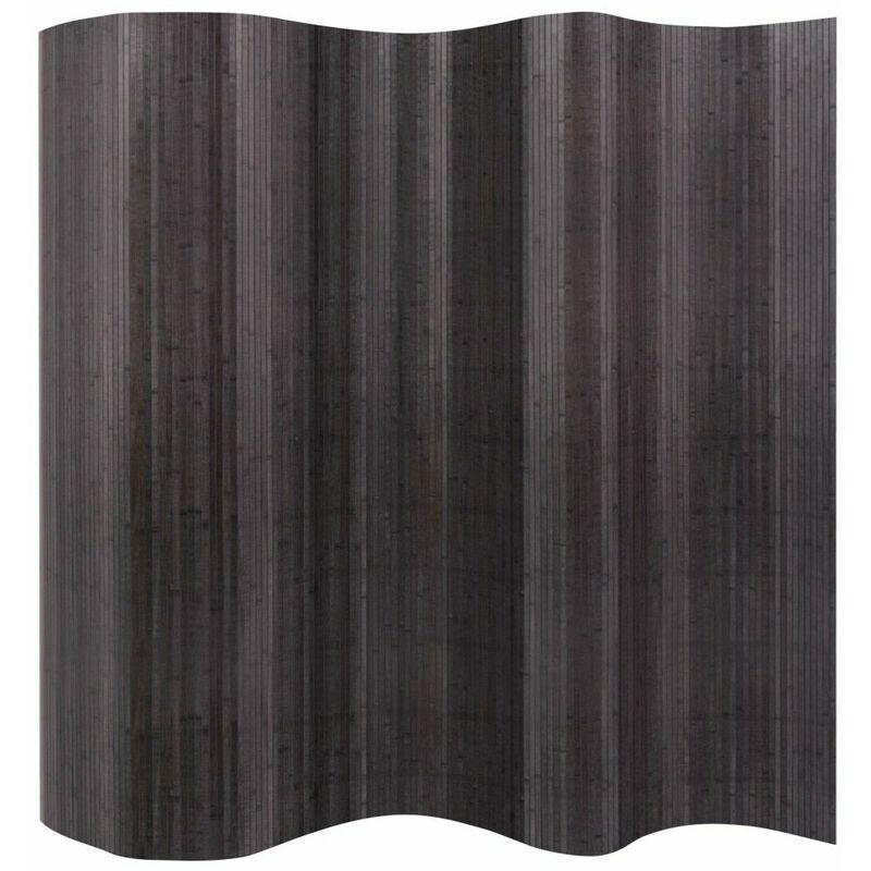 

Biombo divisor de bambu gris 250x165 cm