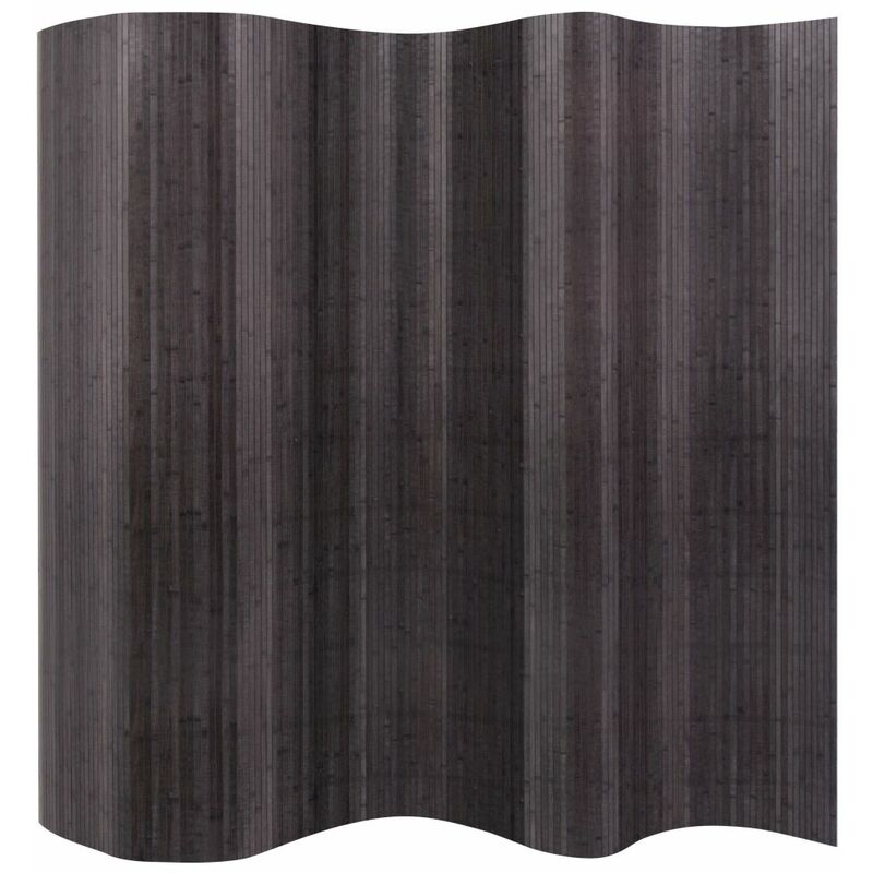 

Biombo divisor de bambú gris 250x165 cm
